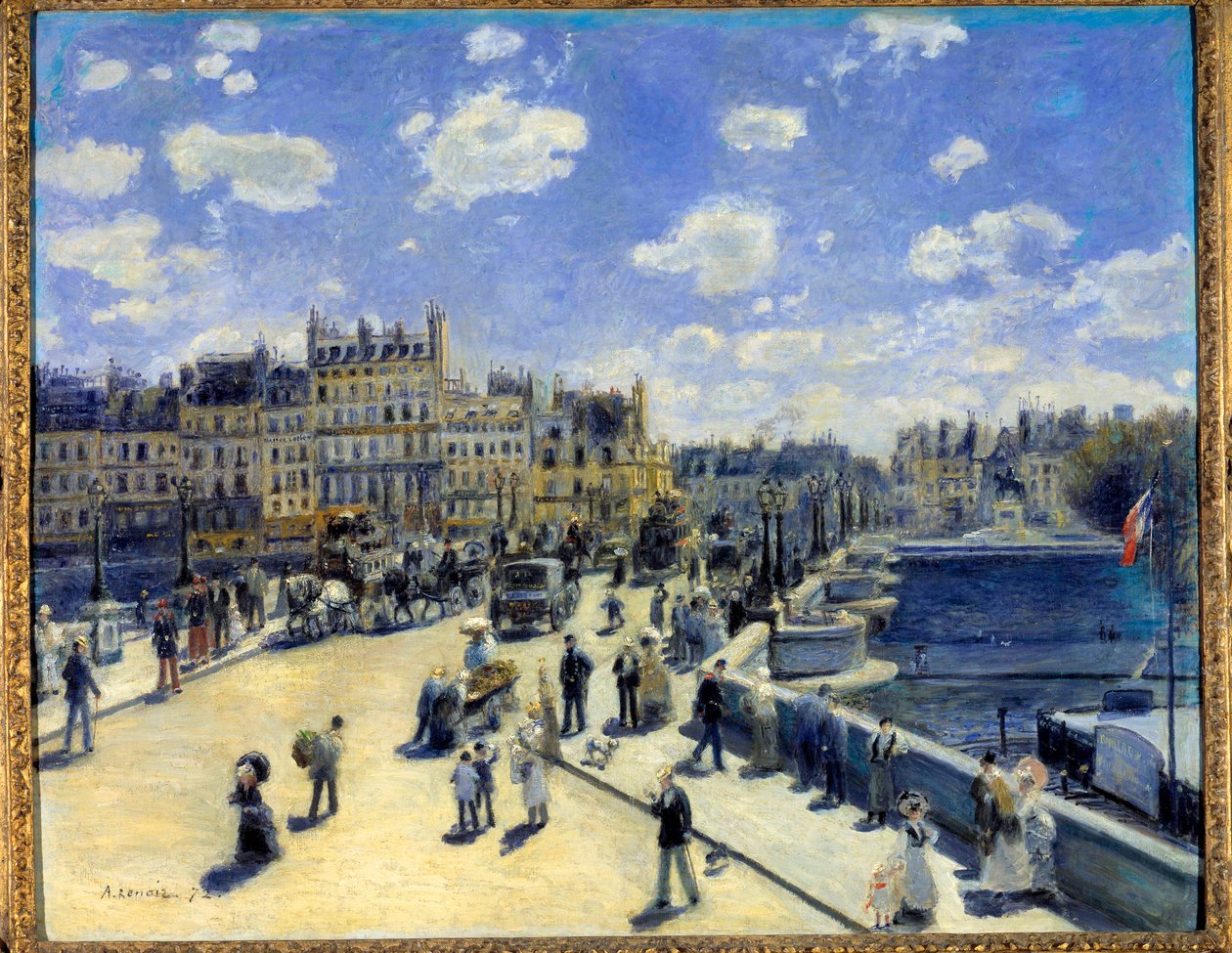 Pont Neuf i Paris av Pierre Auguste Renoir