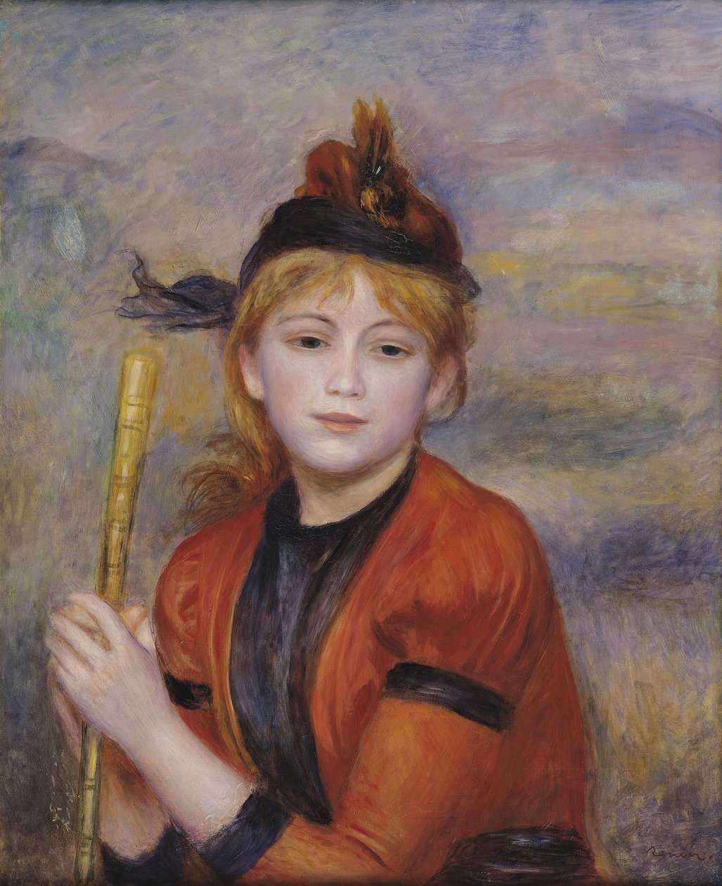 The Rambler, ca. 1895 (olje på lerret) av Pierre Auguste Renoir