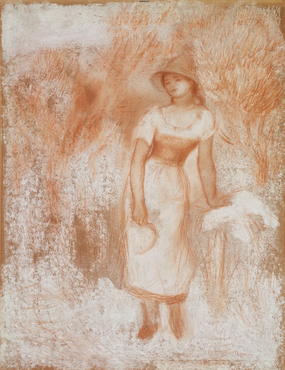 The Reaper, ca. 1890 av Pierre Auguste Renoir