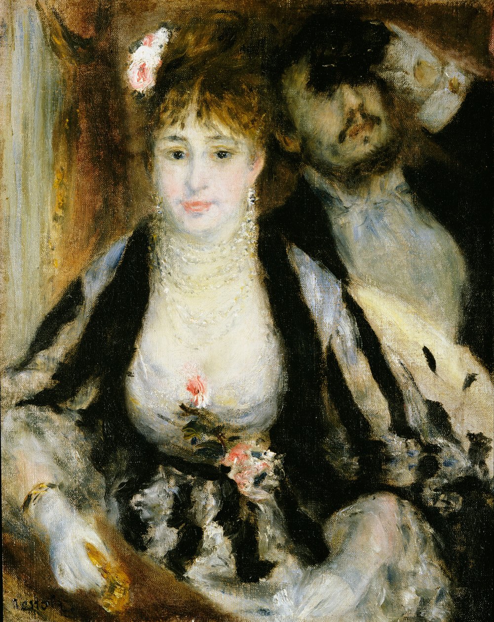 Teaterboksen, 1874 av Pierre Auguste Renoir