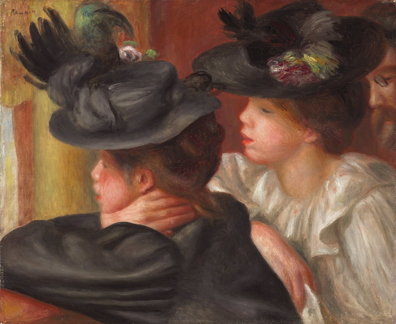 Teaterboksen; Au Theatre, la loge, 1894 av Pierre Auguste Renoir
