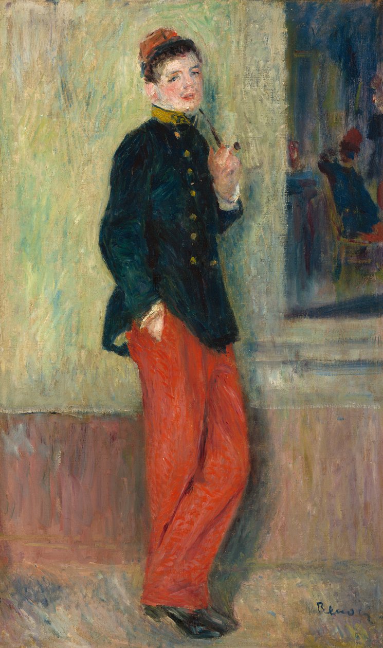 Den unge soldat, ca. 1880. av Pierre Auguste Renoir
