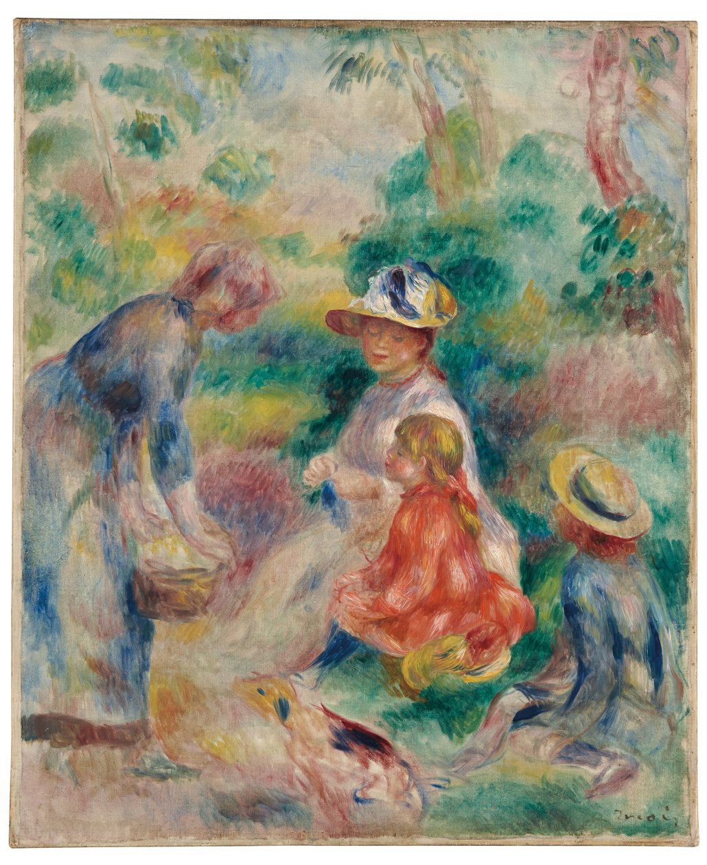 Epleselgeren, 1890 av Pierre Auguste Renoir