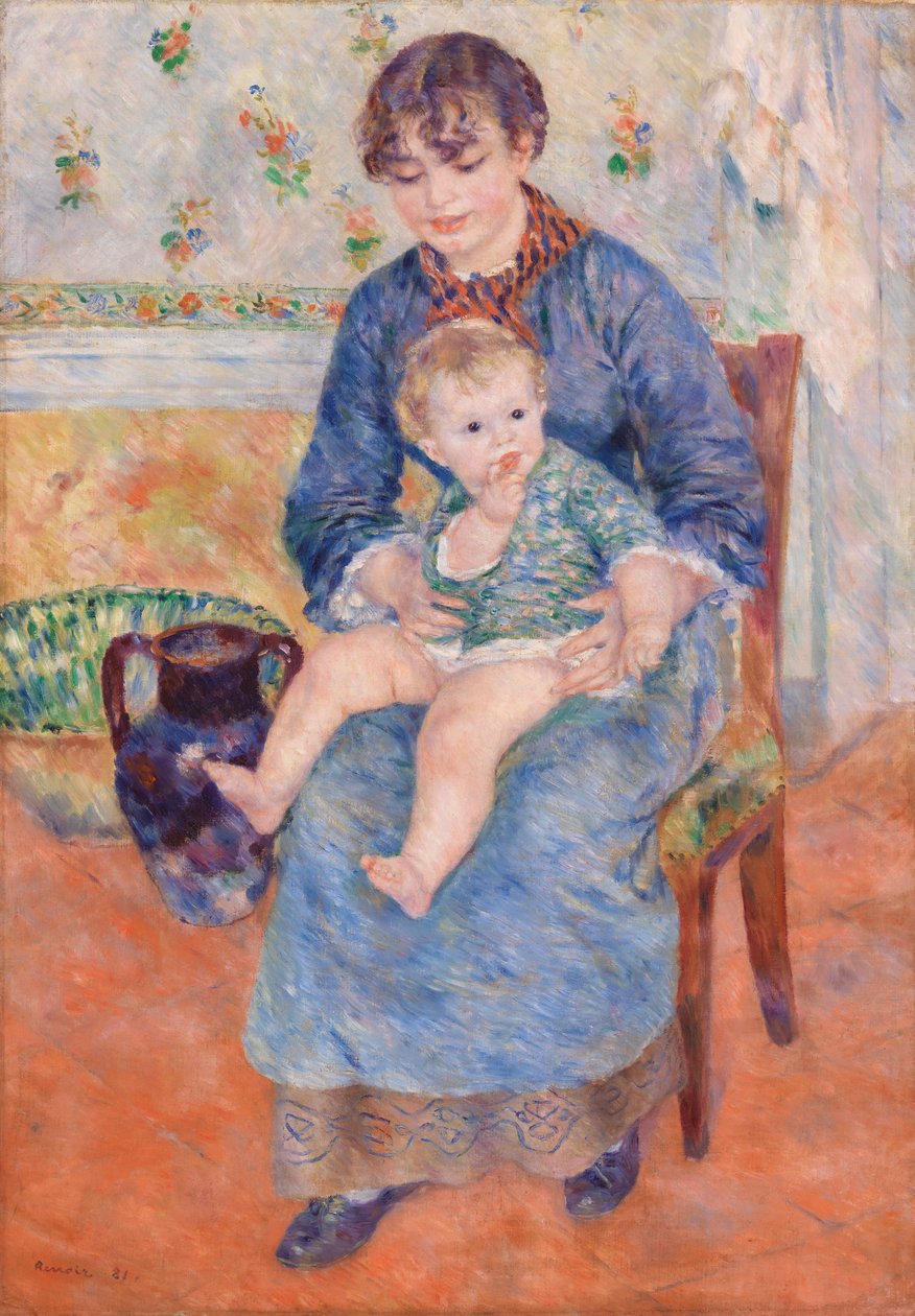 Ung mor av Pierre Auguste Renoir