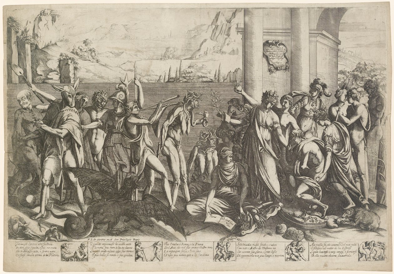 Allegori om skulptur av Pierre Biard the Younger