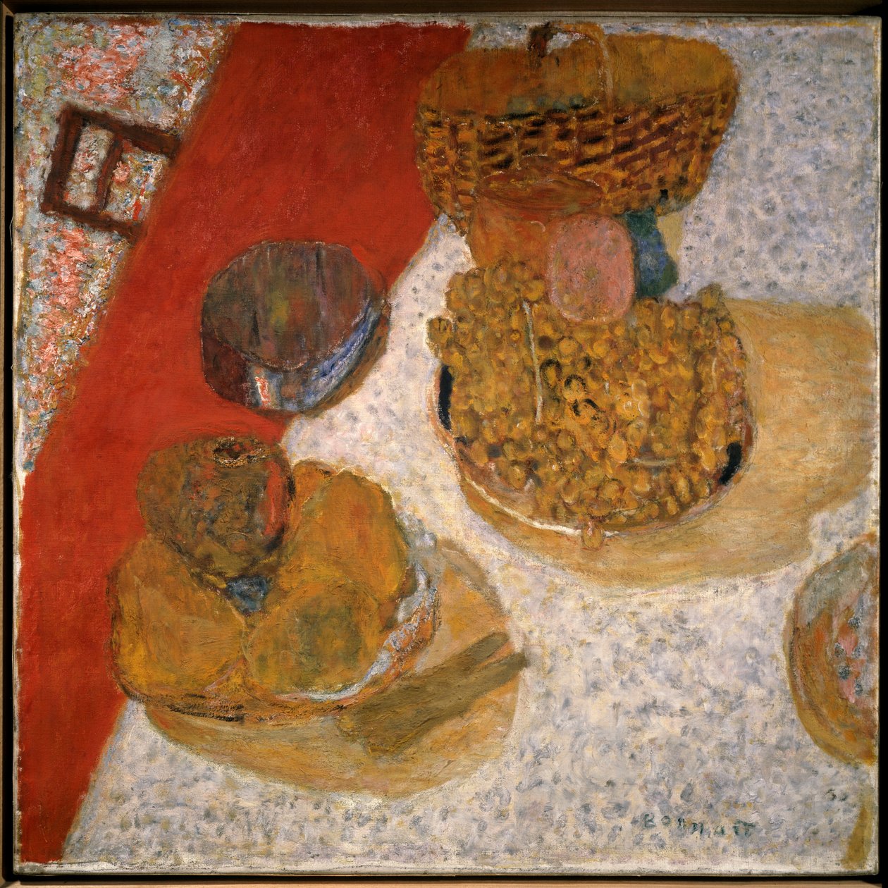 Et hjørnebord Maleri av Pierre Bonnard (1867-1947) 1935 Paris, musee national d