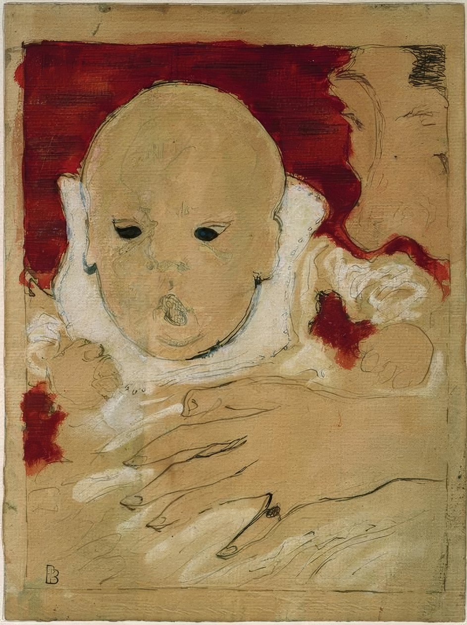 Andrée Bonnard og sønnen Jean Terrasse av Pierre Bonnard