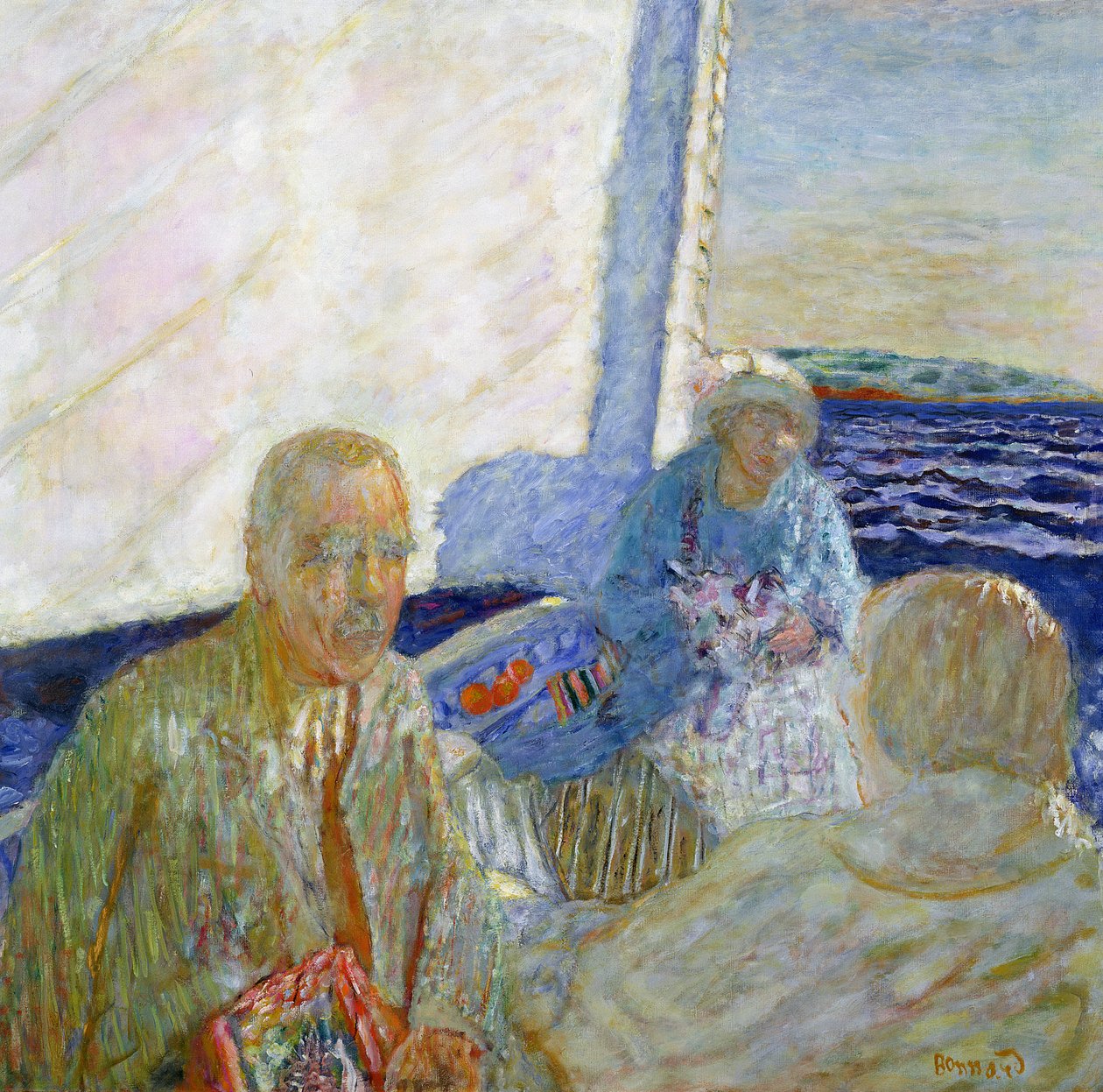 Til sjøs, 1924 av Pierre Bonnard