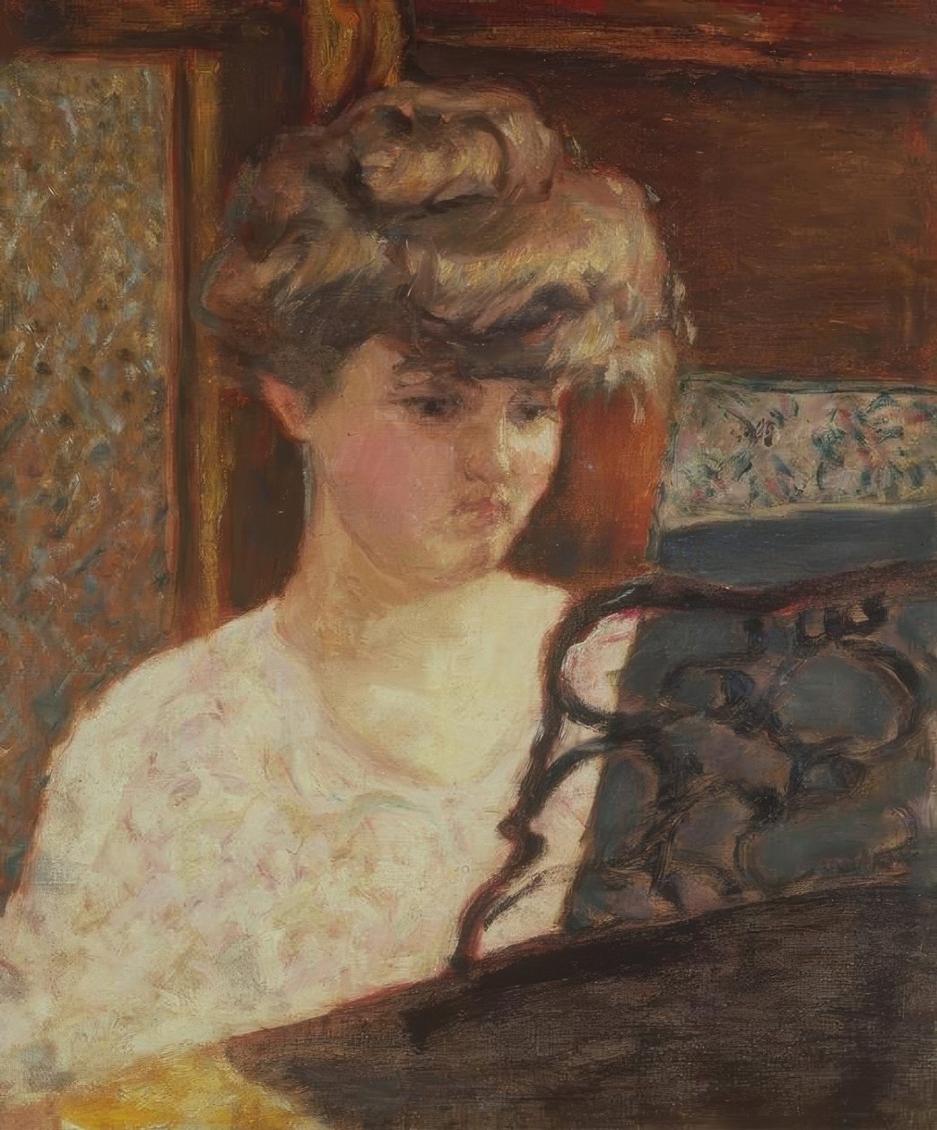 Au Piano (misjon). av Pierre Bonnard