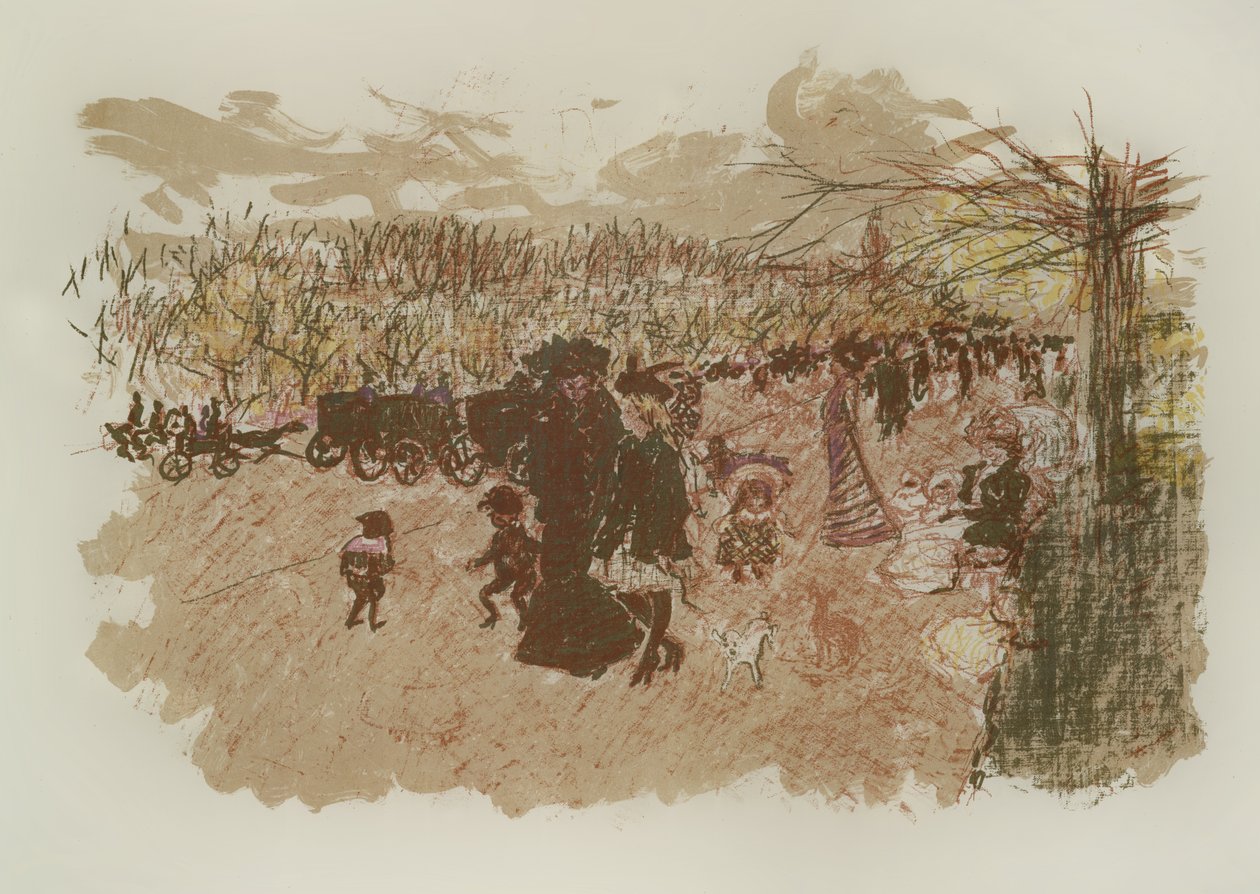 Avenue i Bois de Boulogne, 198999 av Pierre Bonnard