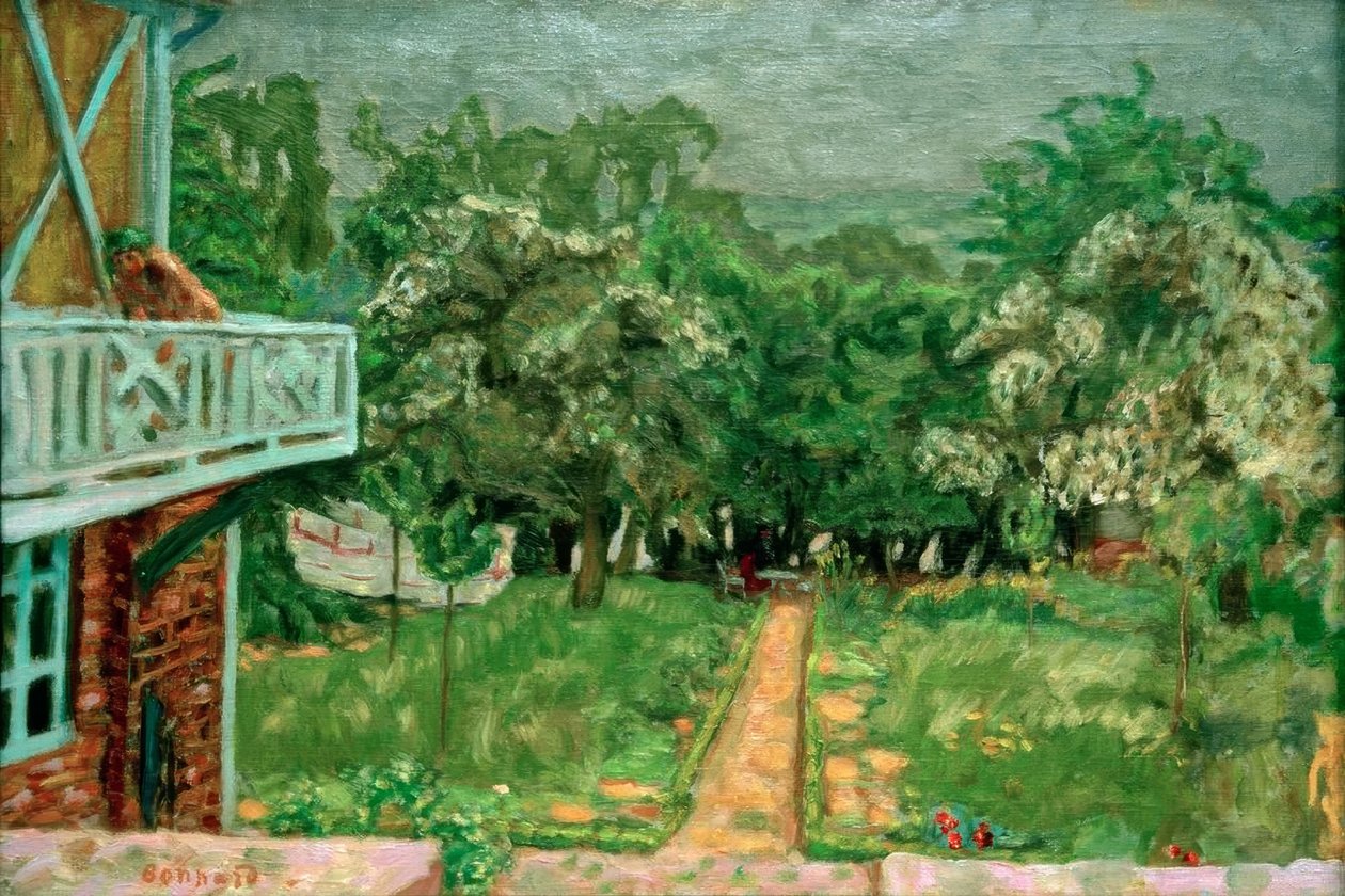 Blå balkong av Pierre Bonnard