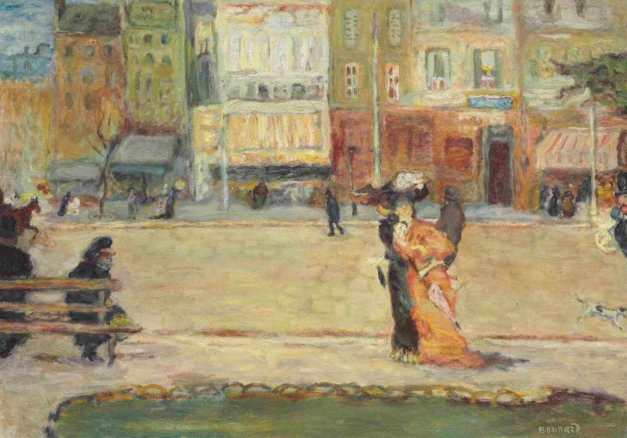 Boulevard de Clichy eller Street Scene i Paris av Pierre Bonnard