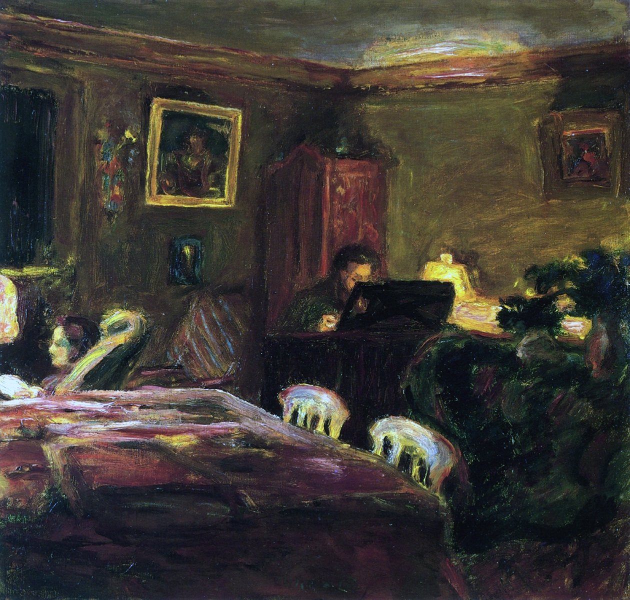 Claude Terrasse ved pianoet av Pierre Bonnard