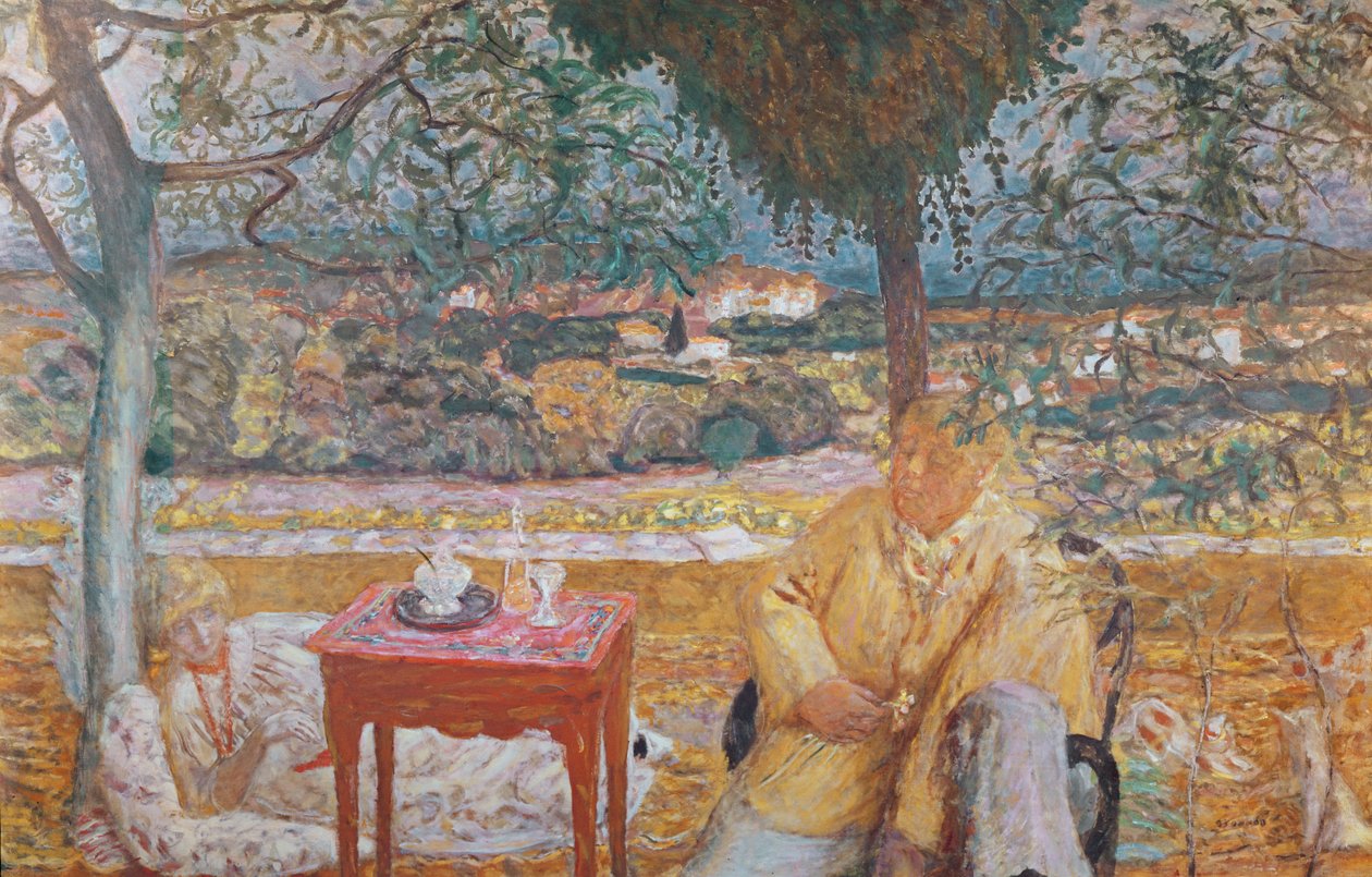 Samtale i Provence, ca. 1913-14 (olje på lerret) av Pierre Bonnard