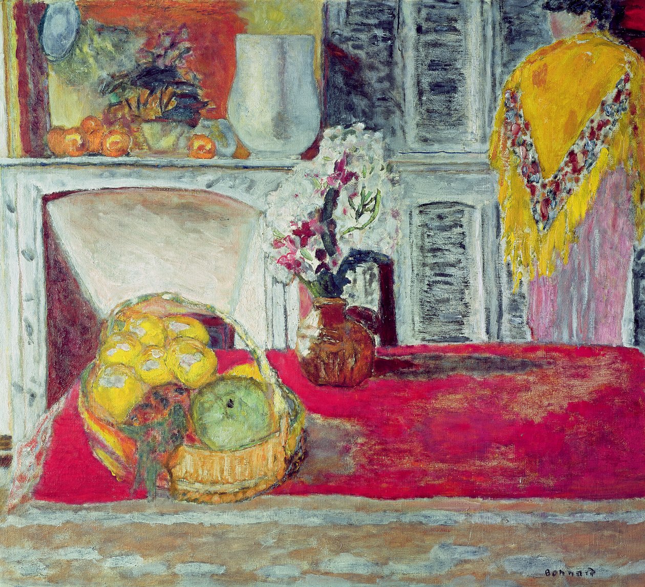 Hjørne av spisestuen på Le Cannet, ca. 1932 av Pierre Bonnard
