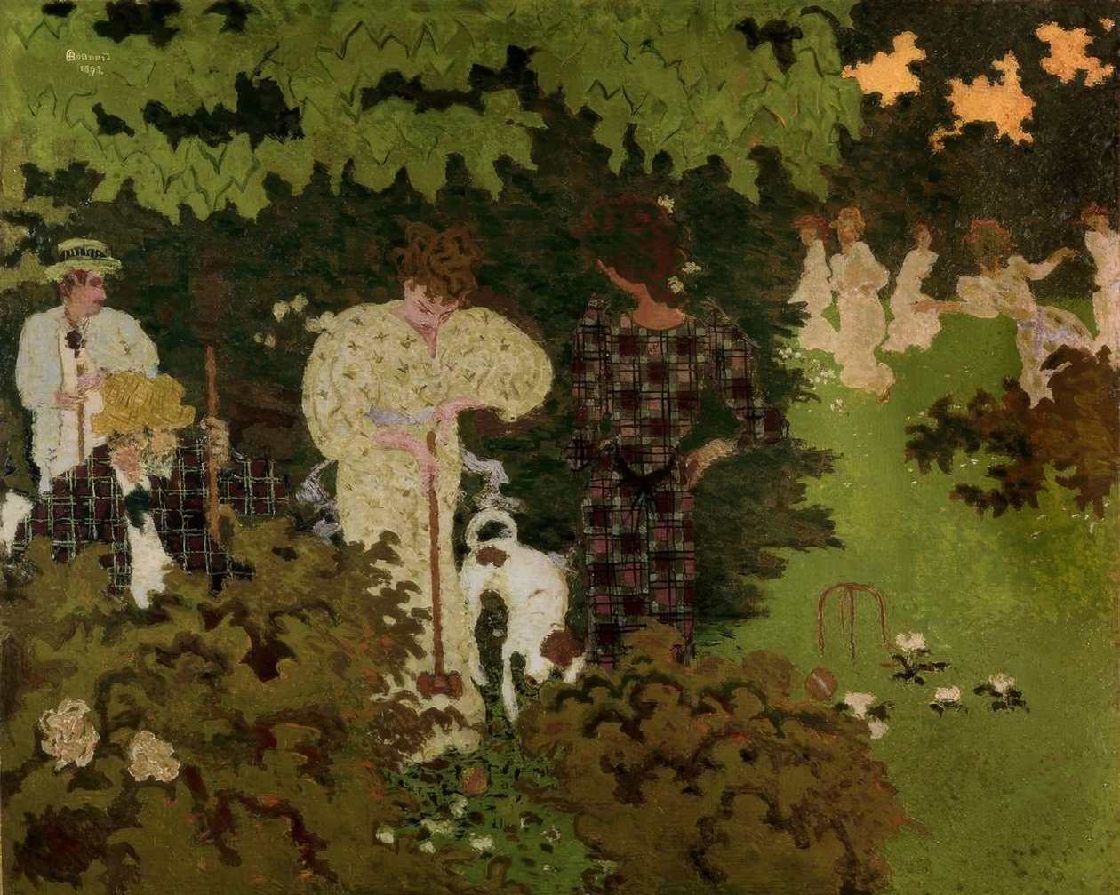 Twilight eller Krokketfesten av Pierre Bonnard