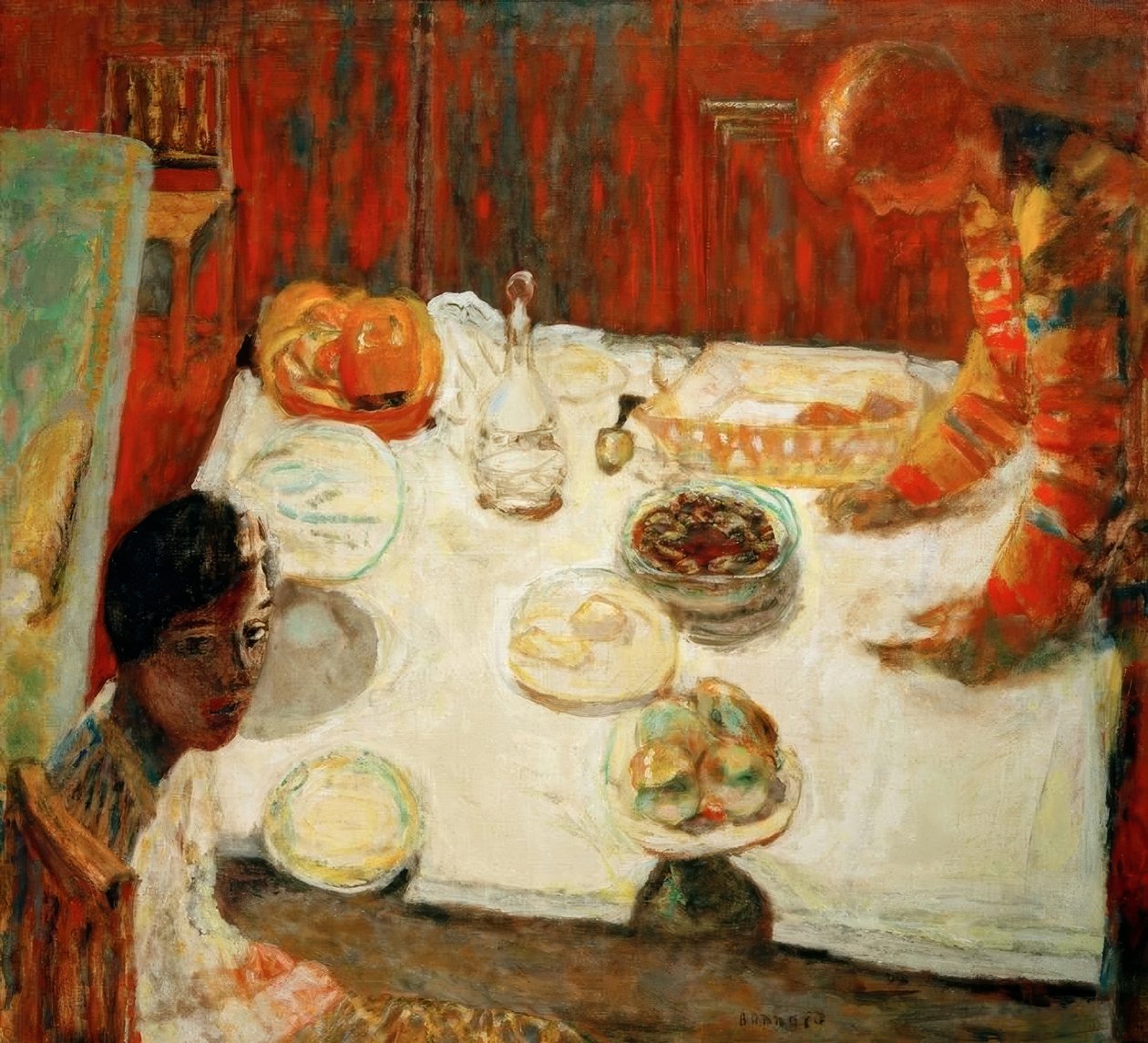 Den hvite duken av Pierre Bonnard