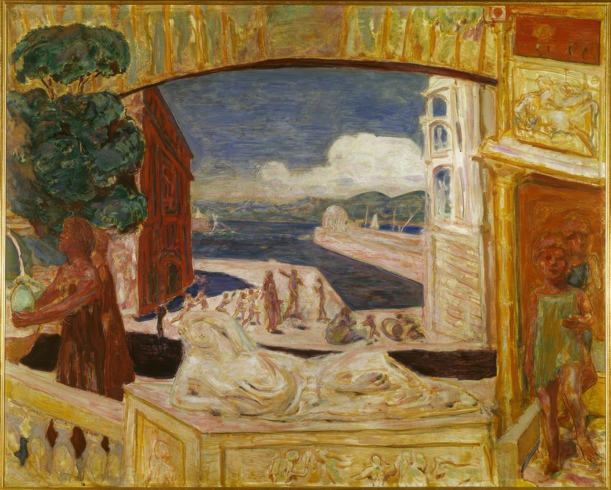 Monumenter eller Middelhavet av Pierre Bonnard