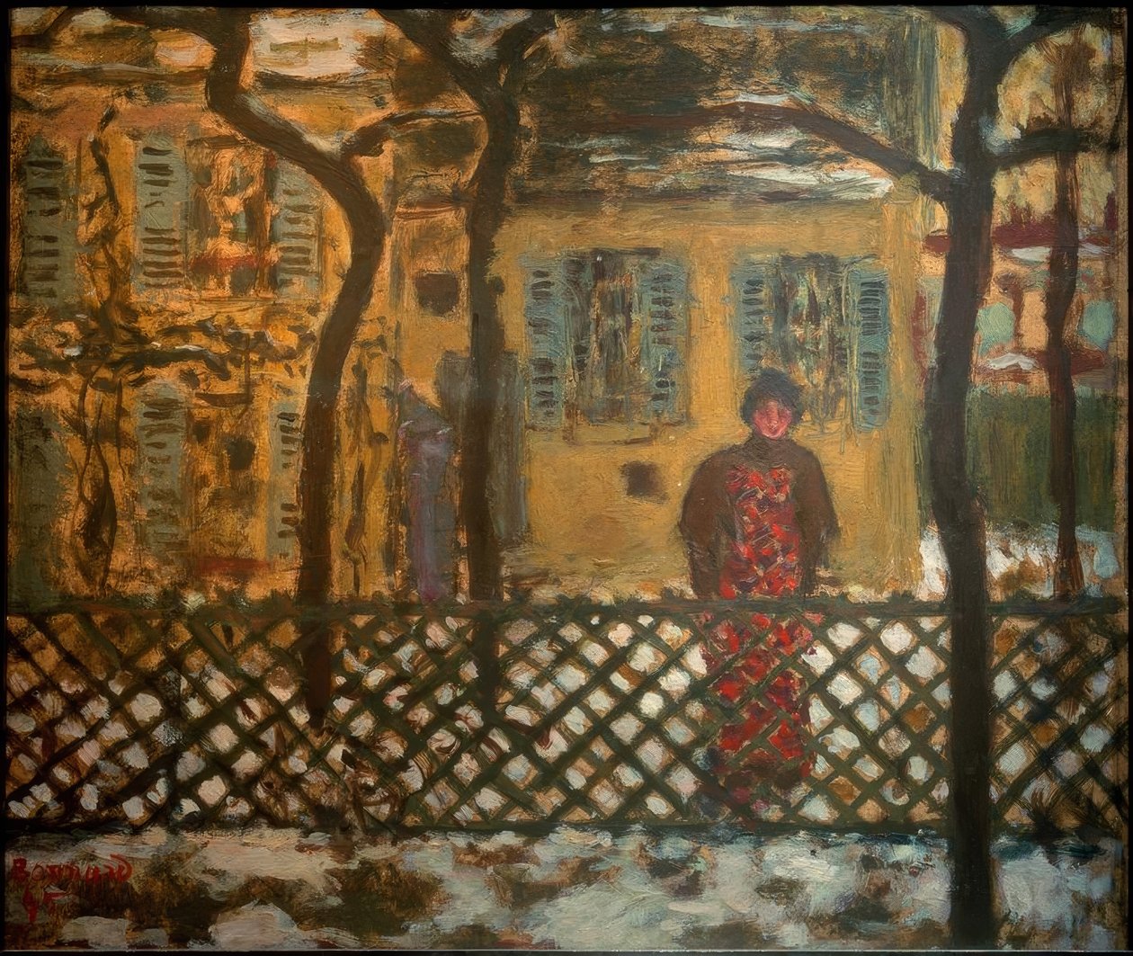 Bak porten av Pierre Bonnard