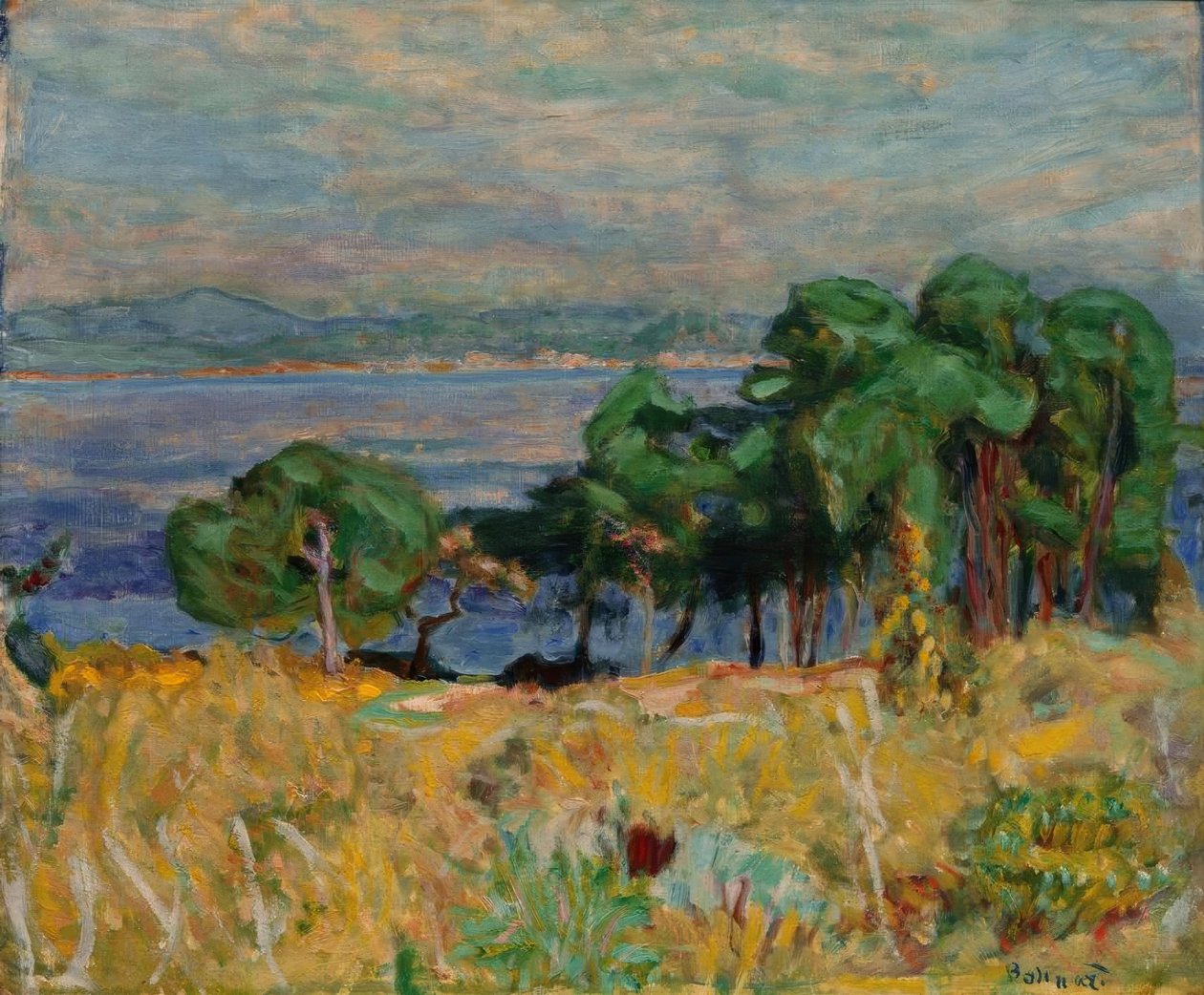 Saint-Tropez-bukten av Pierre Bonnard