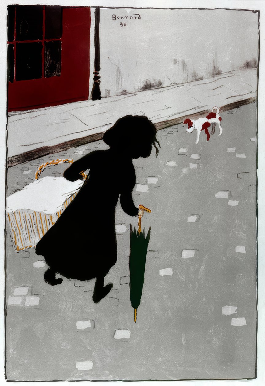 Den lille vaskedamen av Pierre Bonnard