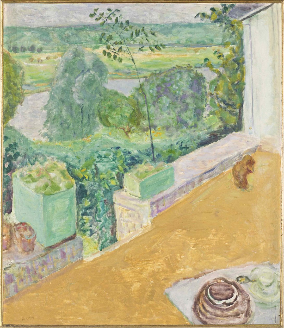 Hund på terrassen Hund på terrassen, 1917. av Pierre Bonnard