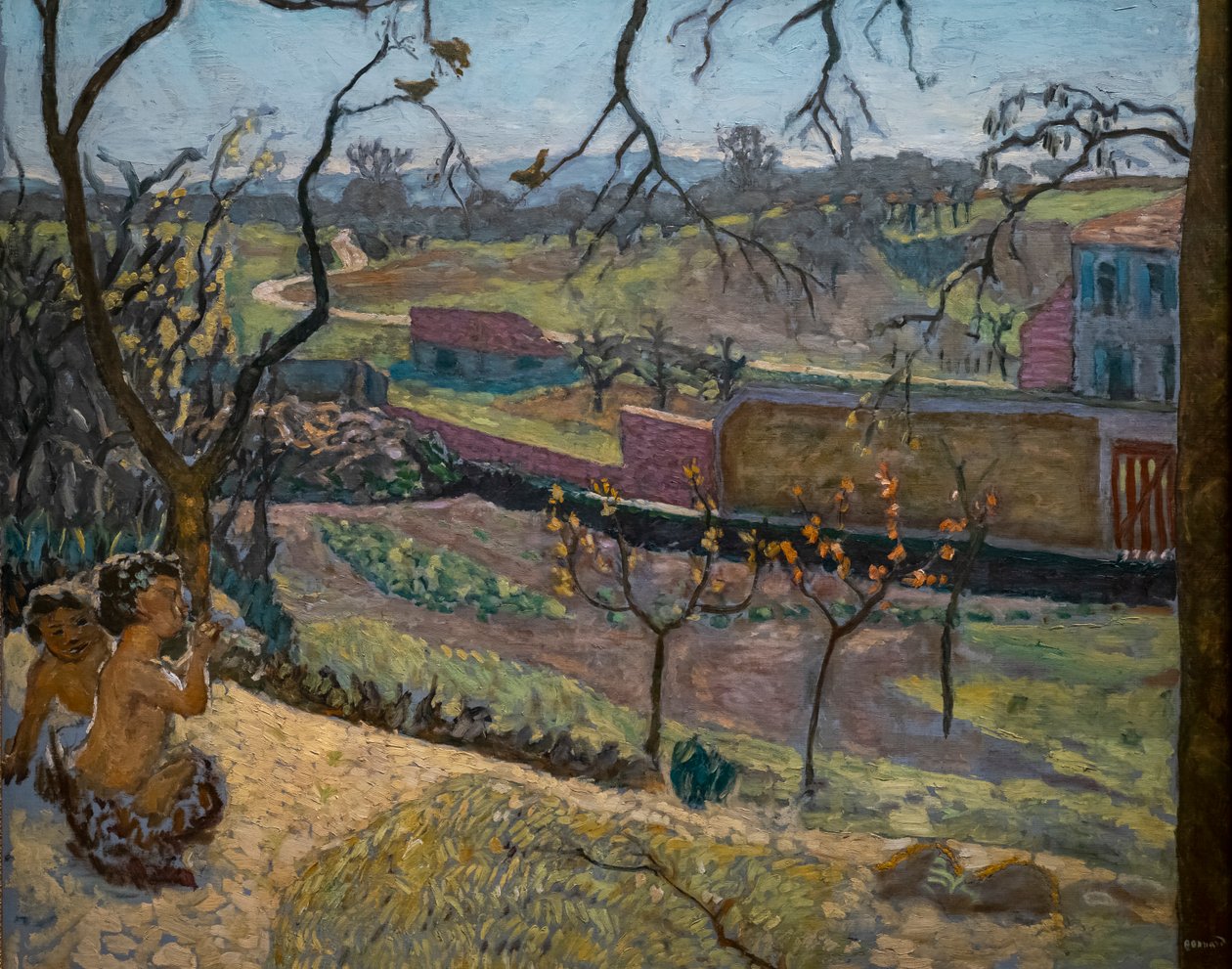 Tidlig vår. Små fauner, 1909 (Olje på lerret) av Pierre Bonnard