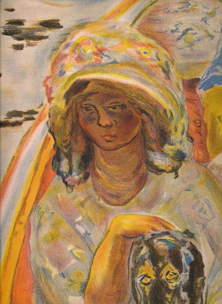 I en båt, 1907, 1939 av Pierre Bonnard