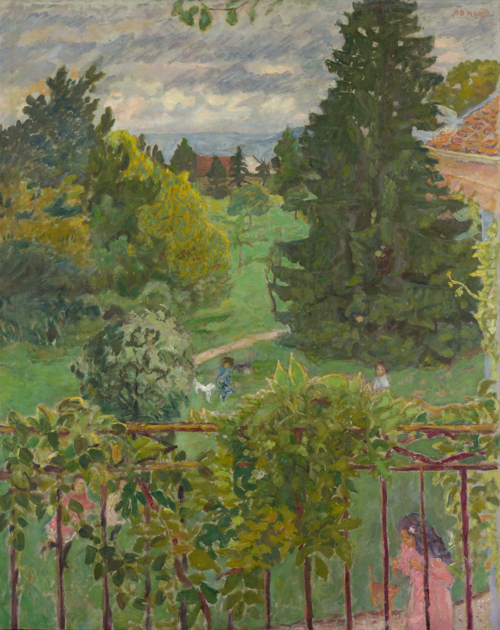 Fra balkongen av Pierre Bonnard