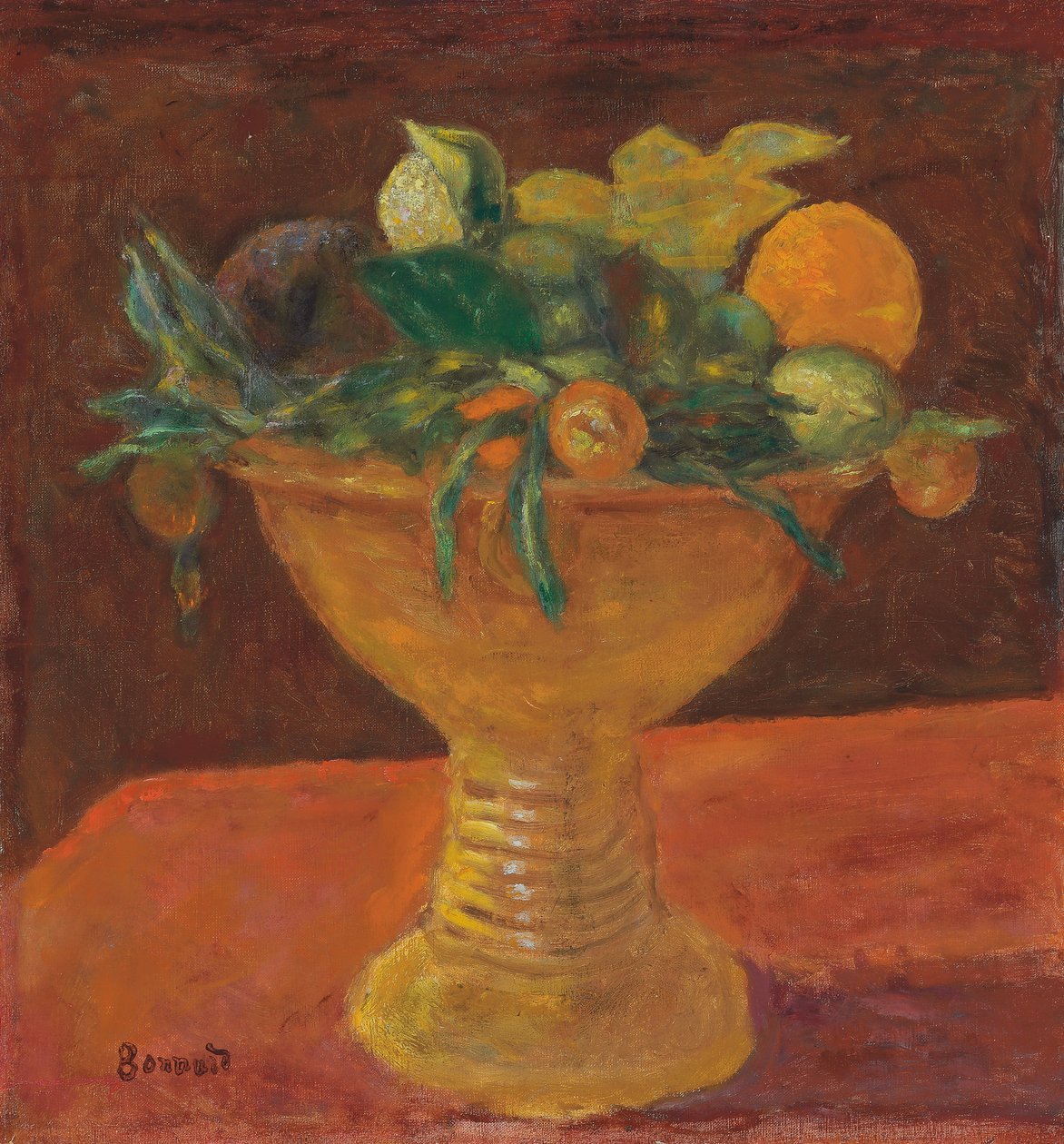Fruktbolle med mandariner; Mandarin kompott av Pierre Bonnard