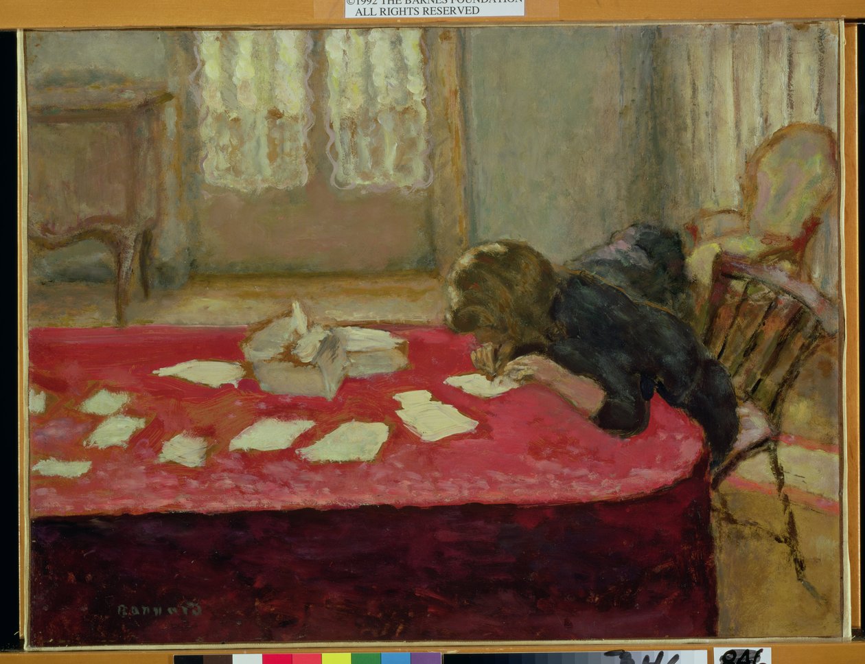 Jente som skriver av Pierre Bonnard