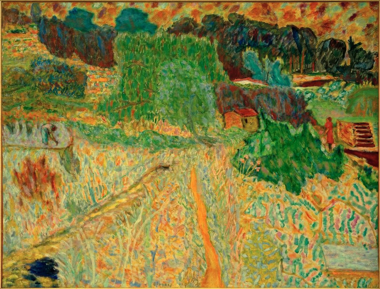 Flott landskap i Midi (Le Cannet) av Pierre Bonnard