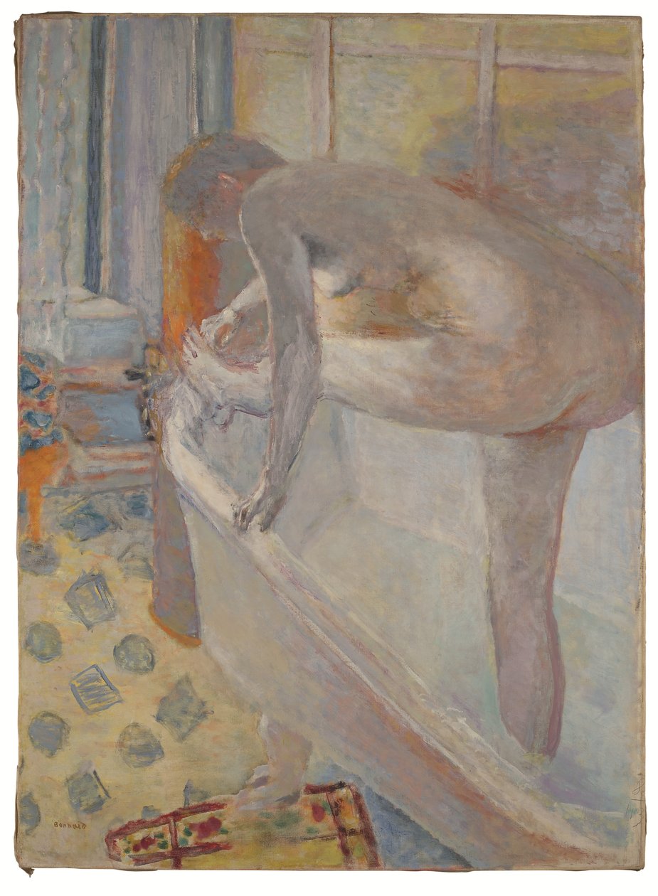 Stor naken i badekaret av Pierre Bonnard
