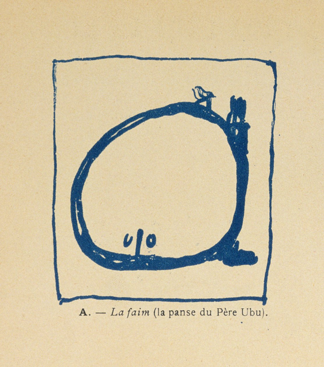 Hunger - Pere Ubus paunch, fra alfabetet til Pere Ubu, 1900 av Pierre Bonnard