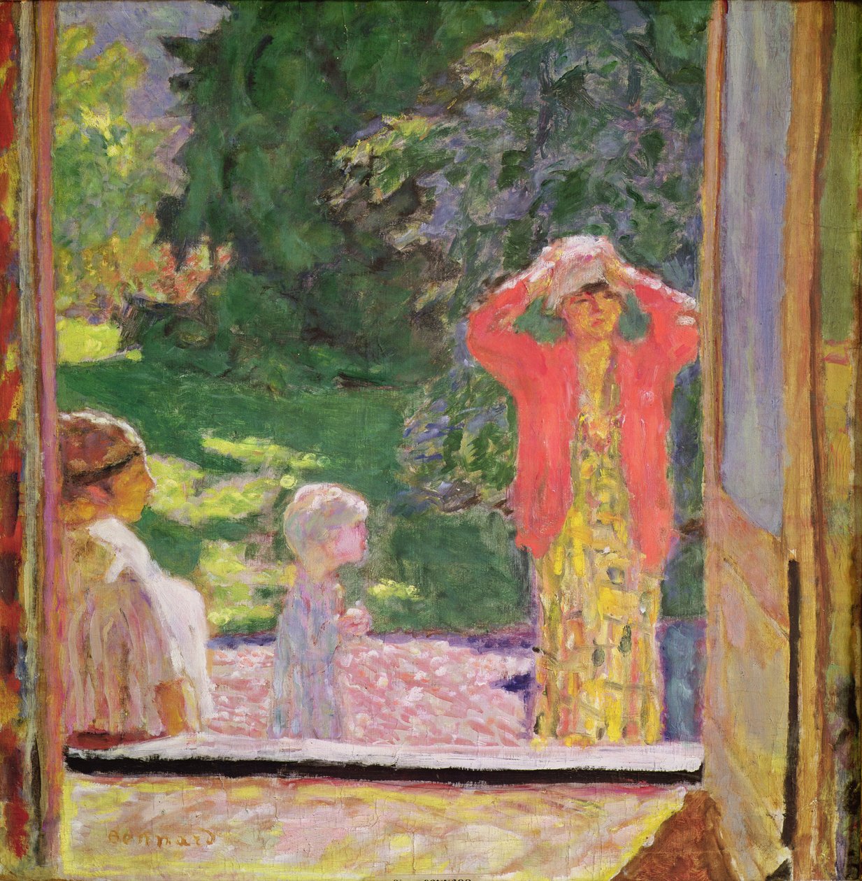 Foran vinduet, 1918 av Pierre Bonnard