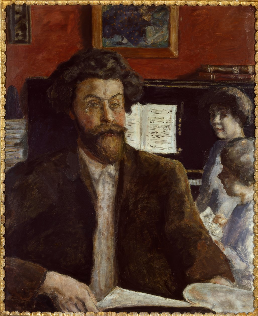 Komponist Claude Terrasse med sønnene Jean og Charles av Pierre Bonnard