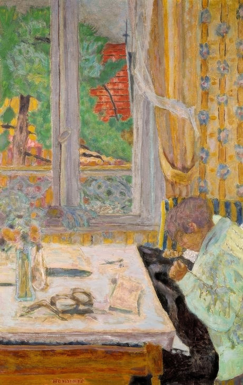 Syeren, eller Syingen ved vinduet av Pierre Bonnard