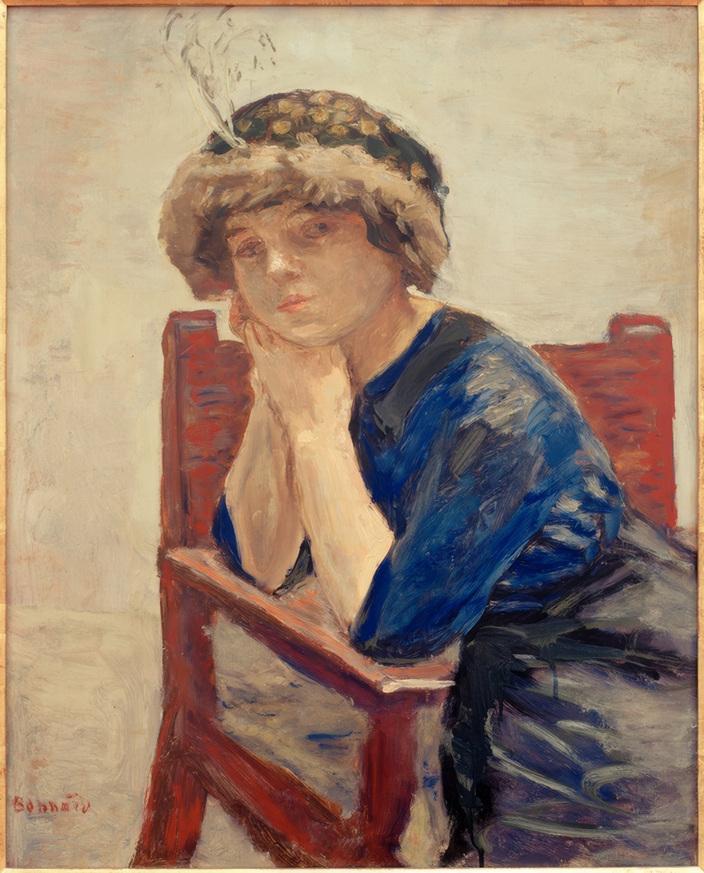 Egretkvinnen av Pierre Bonnard