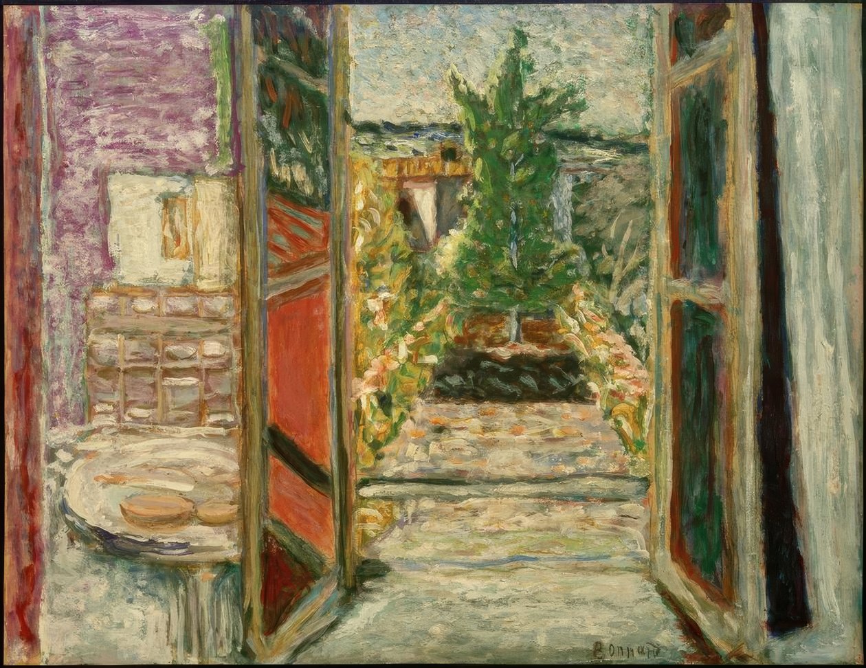 Det åpne vinduet av Pierre Bonnard