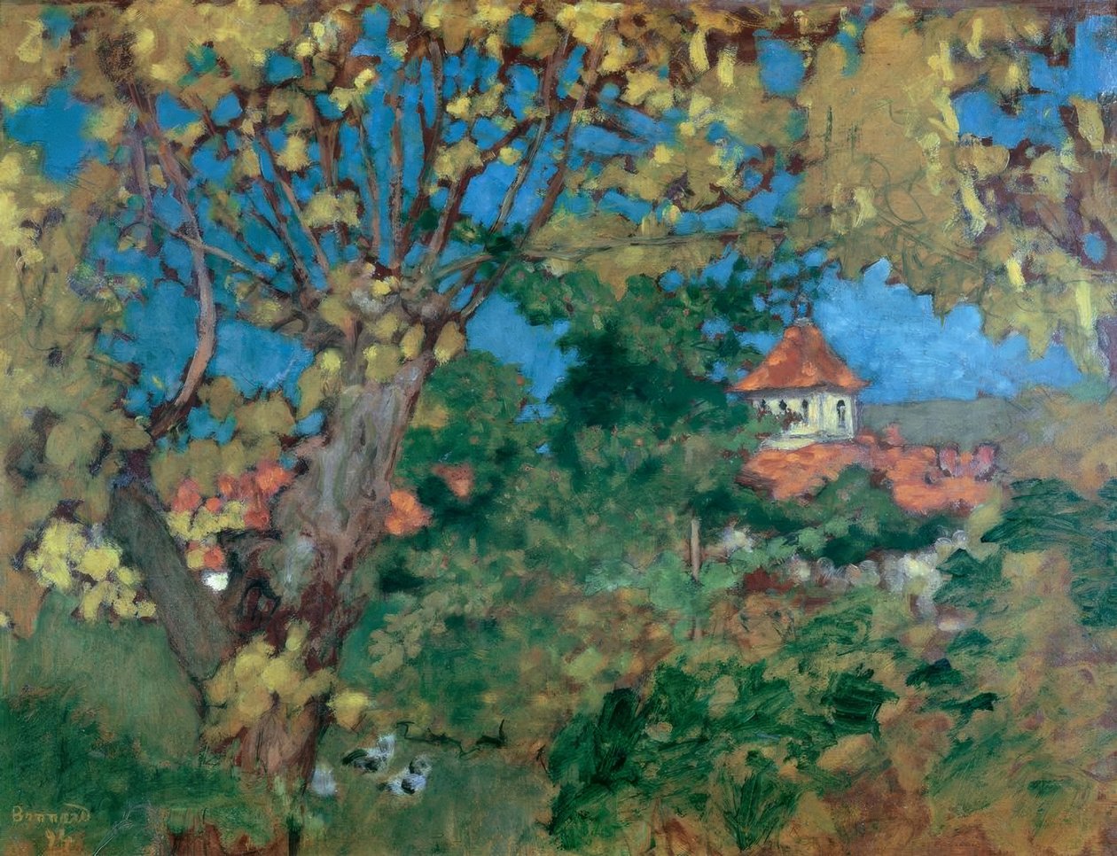 Huset til Grand-Lemps av Pierre Bonnard