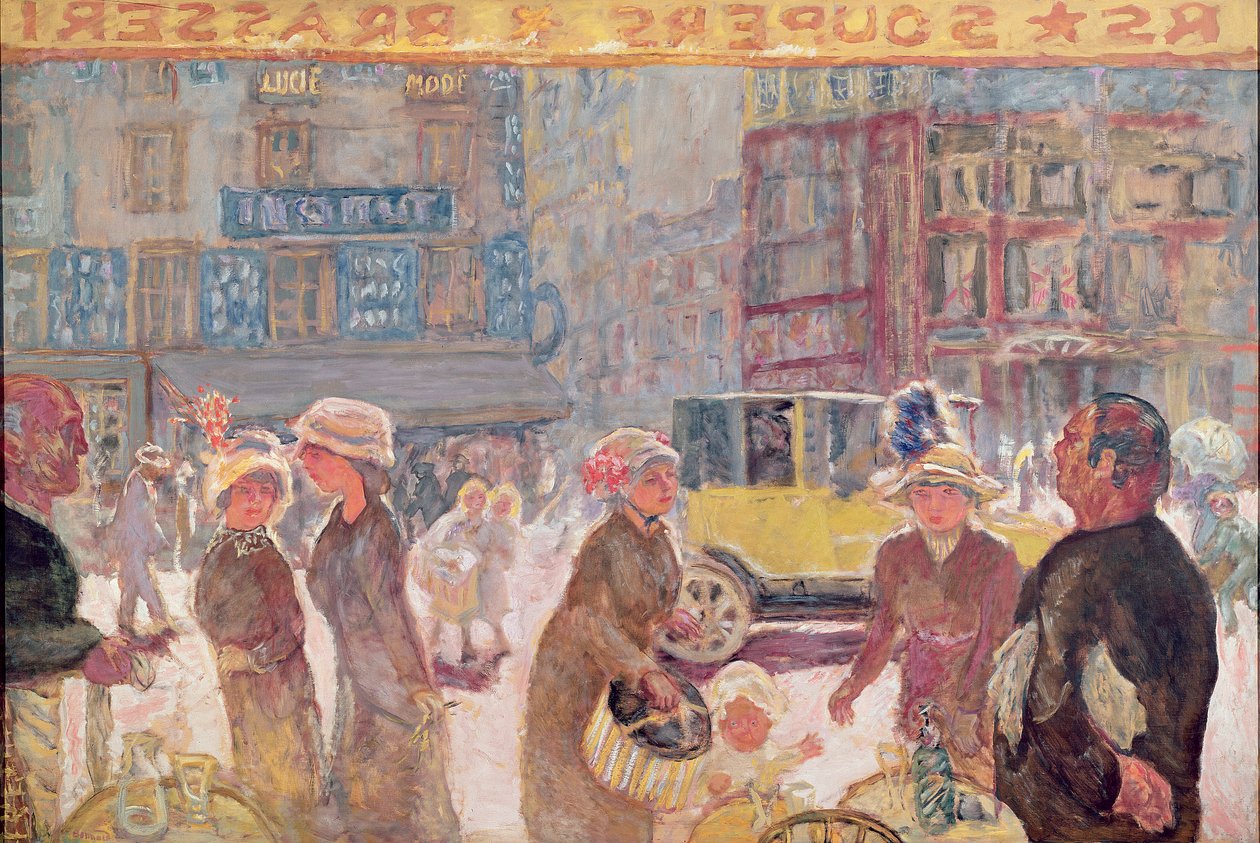 Place Clichy, 1912 av Pierre Bonnard