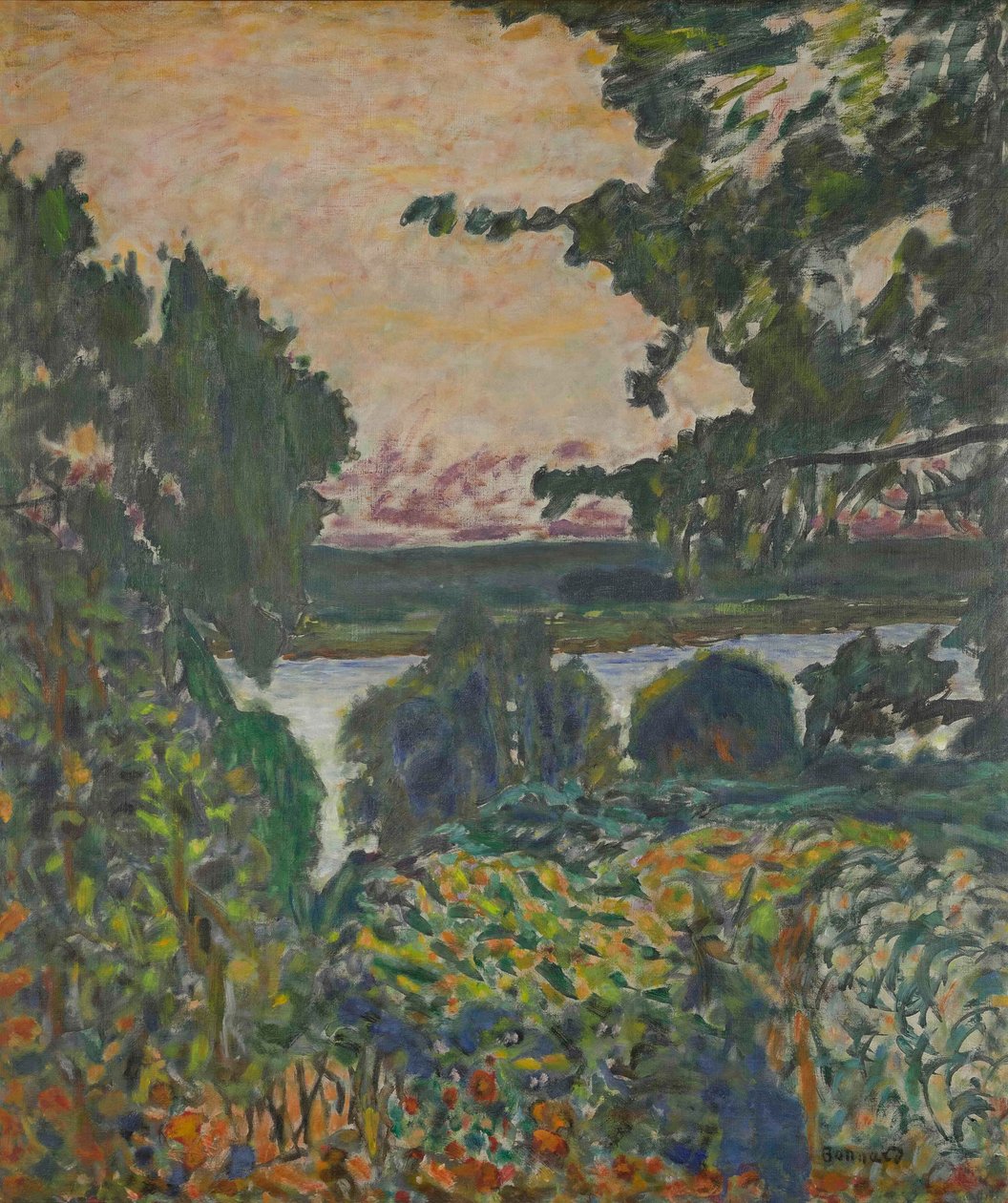 Seinen ved Vernon, 1915. av Pierre Bonnard