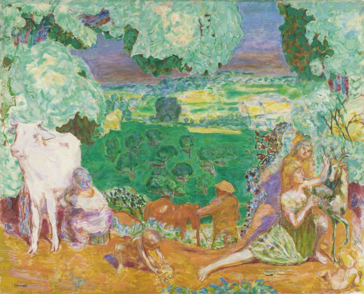 Den pastorale landskapssymfonien, 1916-1920 av Pierre Bonnard