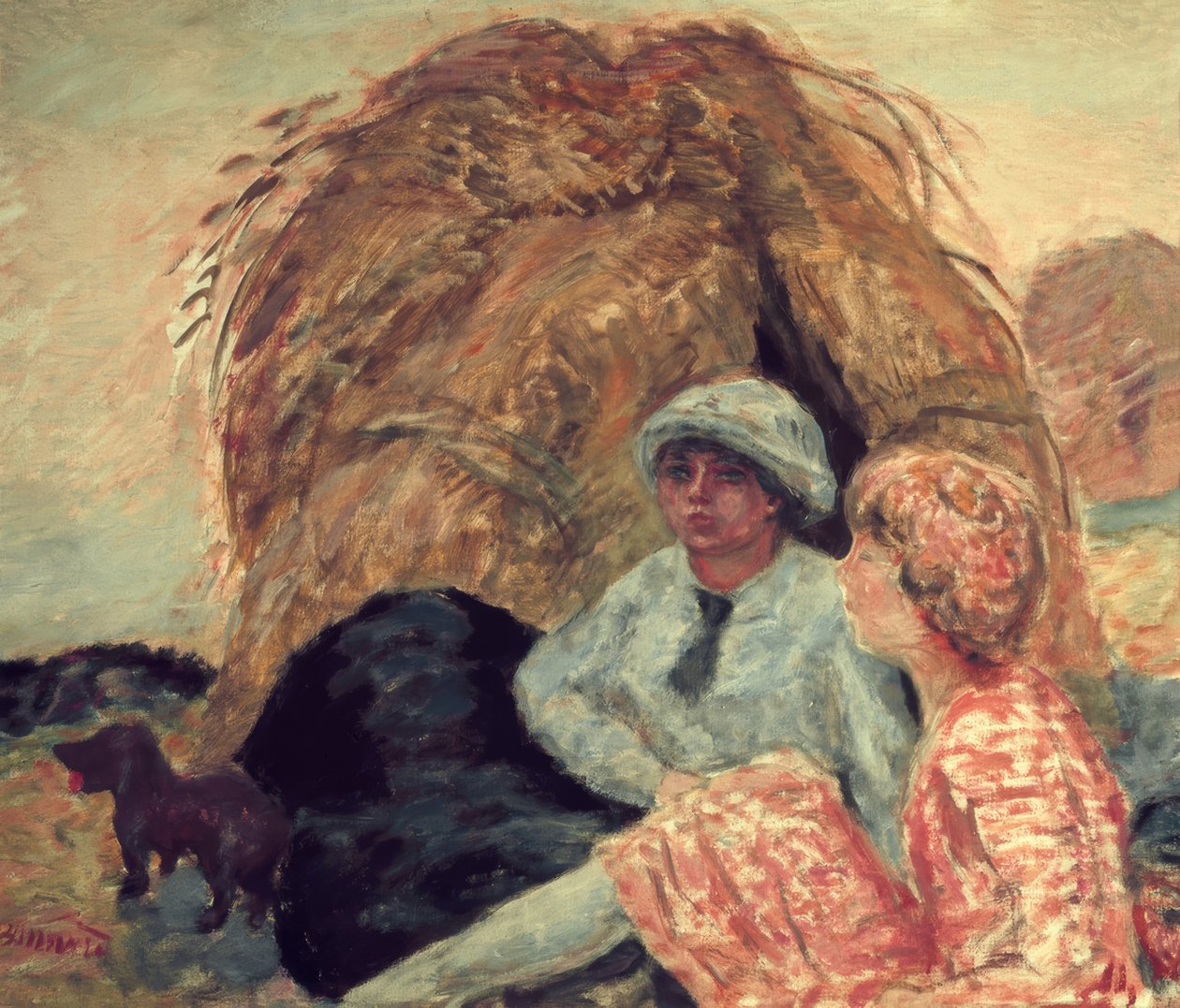Slipesteinen (Madame Marthe Bonnard og hennes venn) av Pierre Bonnard