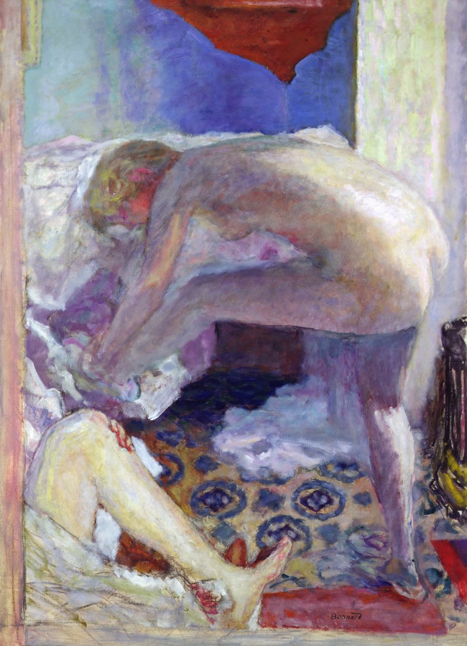 Stor blå naken av Pierre Bonnard