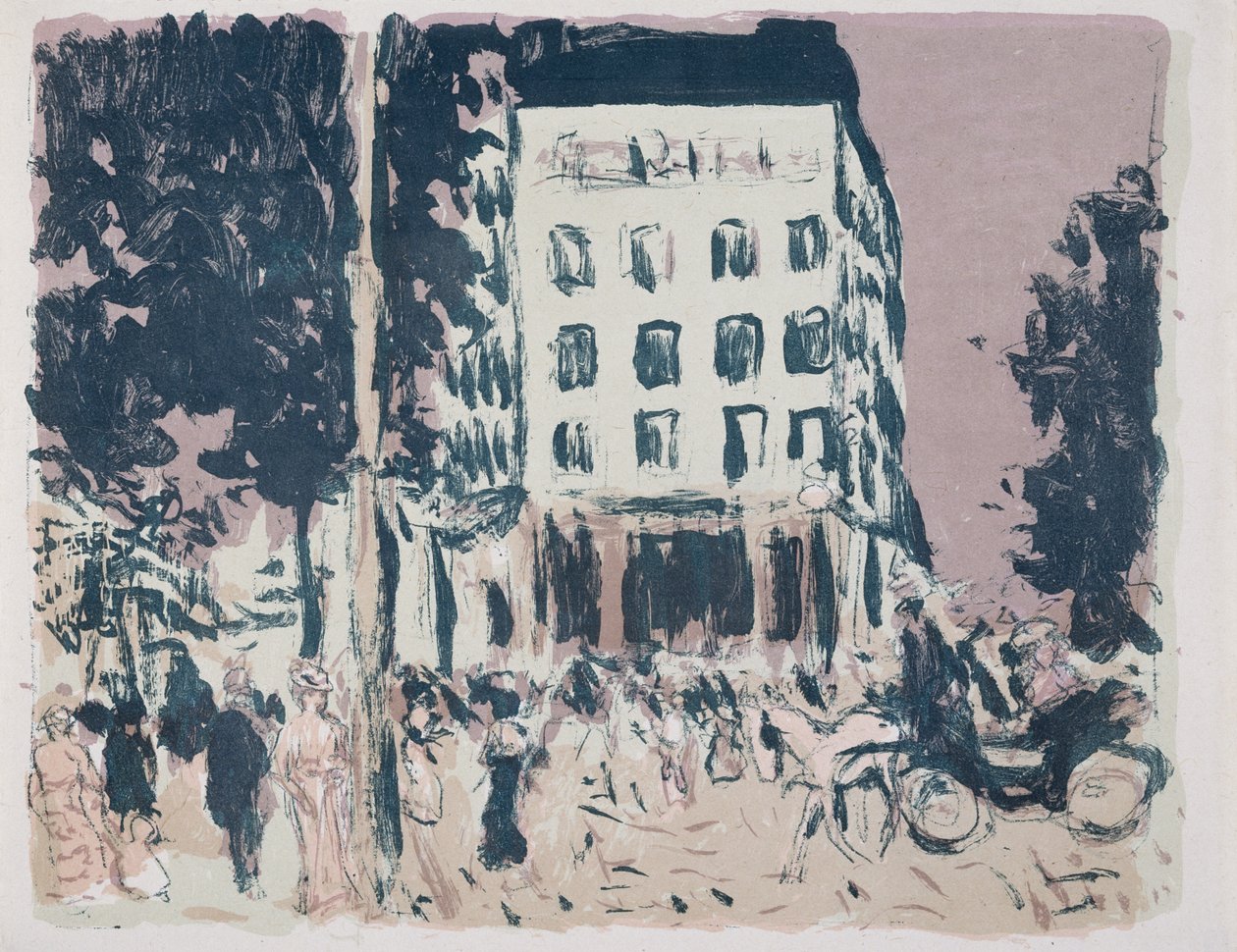 Boulevarden av Pierre Bonnard
