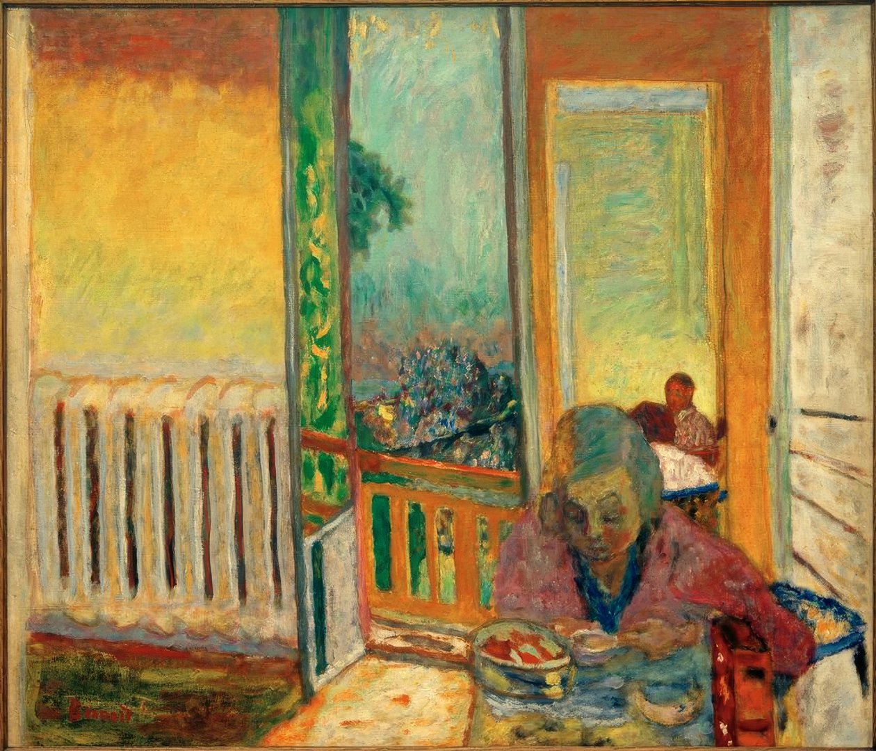 Frokost ved radiatoren av Pierre Bonnard