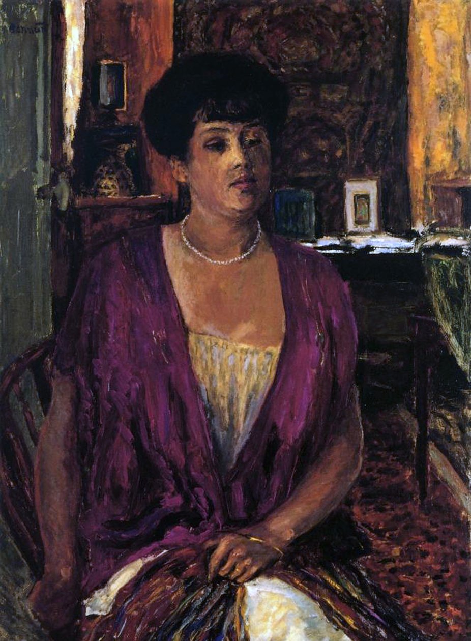 Madame Claude Anet, 1910 av Pierre Bonnard