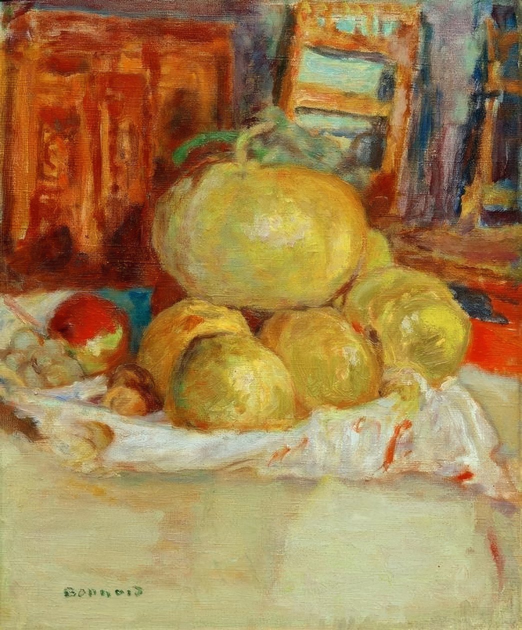 Stilleben med frukt av Pierre Bonnard