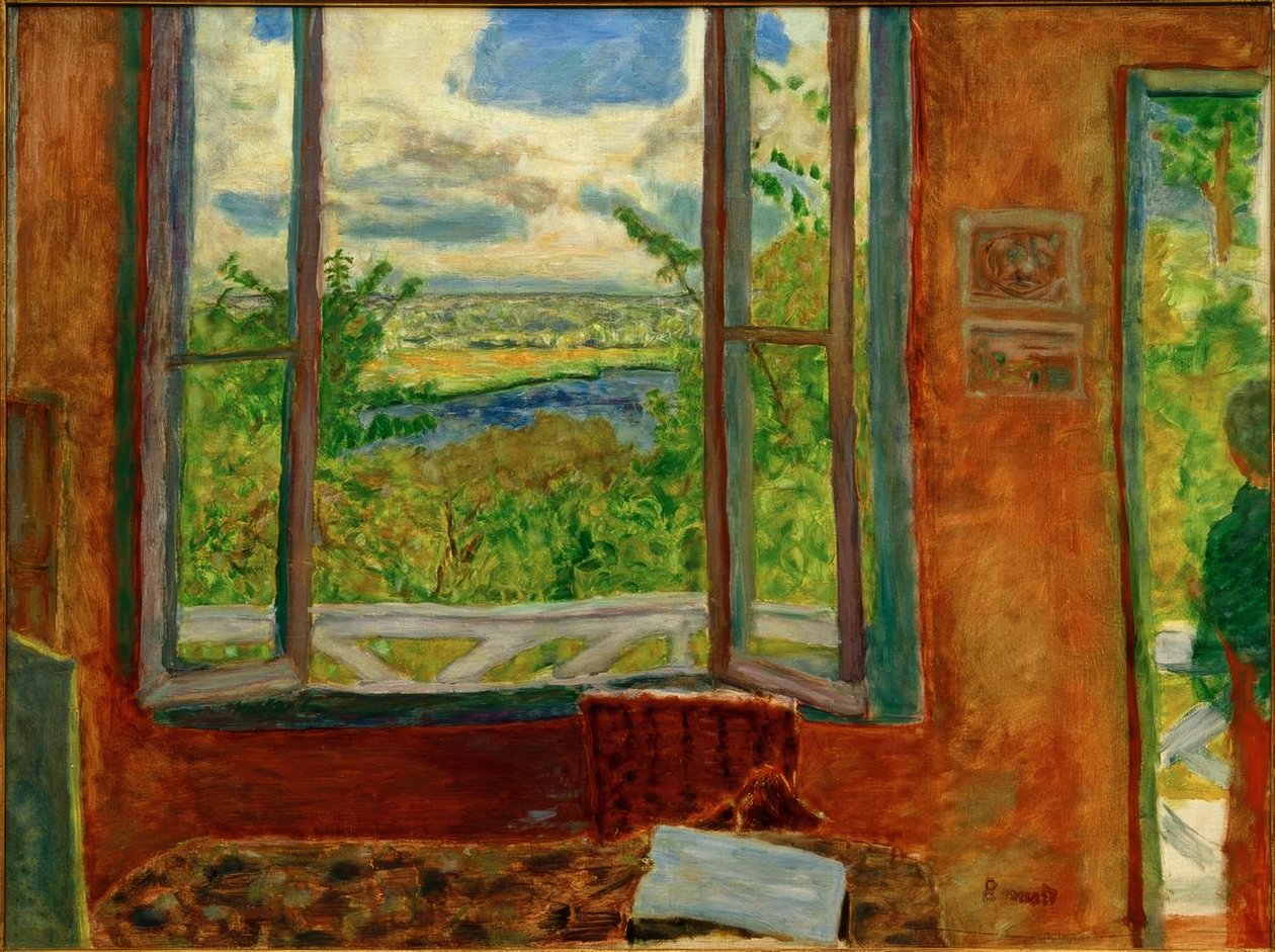 Åpne vinduet til Seinen av Pierre Bonnard